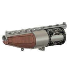 The Ghoul's Dom Pedro Hand Cannon - Fallout Series 3d model