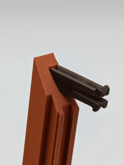 200 x 200mm Modular Picture Frame for Hueforge - SLOPED STEP 3d model