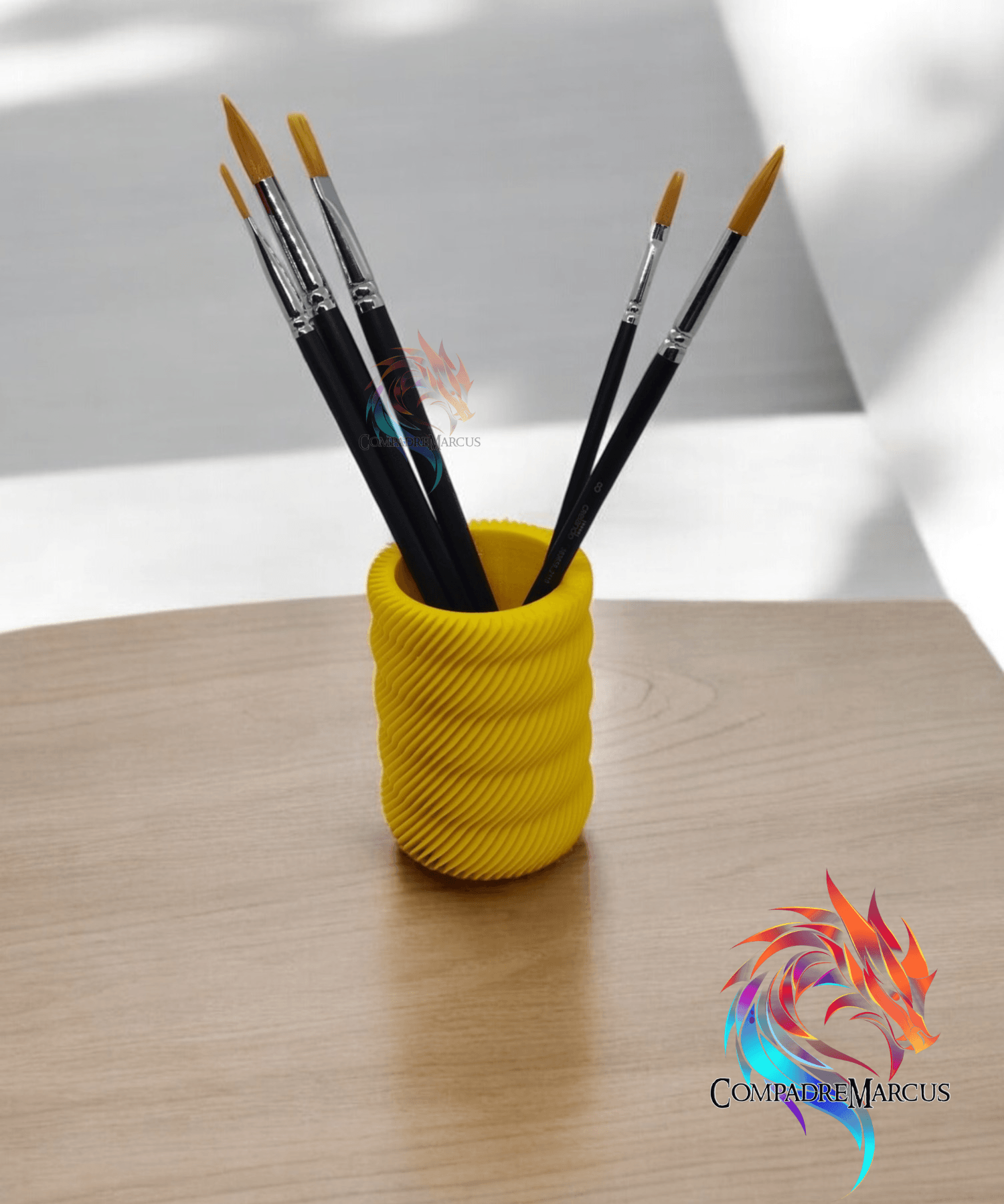 Spiral pen holder / no supports / 3mf included 3d model