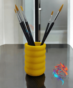 Spiral pen holder / no supports / 3mf included 3d model