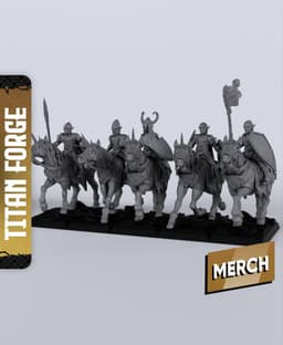 Heath Riders - With Free Dragon - 5e DnD Inspired for RPG and Wargamers 3d model