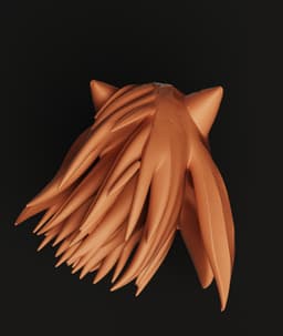 Sonic vs Shadow Split Bust | Hedgehog Rivalry Statue | Sega Fan Art 3D Print 3d model