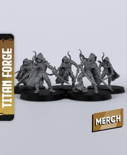 Sylvan Sentinels - With Free Dragon - 5e DnD Inspired for RPG and Wargamers 3d model