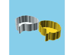 Brain, nestable box (v1) 3d model