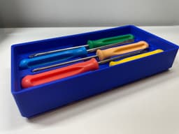 GRIDFINITY Horizontal Screwdriver Holder (Read Description) 3d model