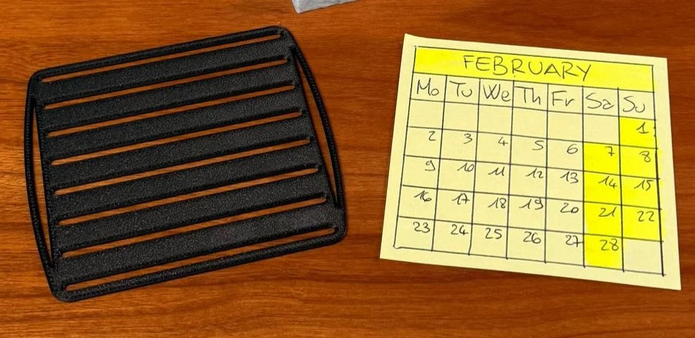 USB NOTE | STICKY NOTE HOLDER & STENCILS 3d model