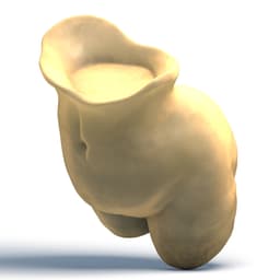 Abstract Female Body Sculpture for Home Decor 3d model