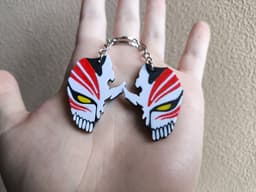 Ichigo Hollow Mask Keychain – Bleach Anime 3d model