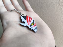 Ichigo Hollow Mask Keychain – Bleach Anime 3d model