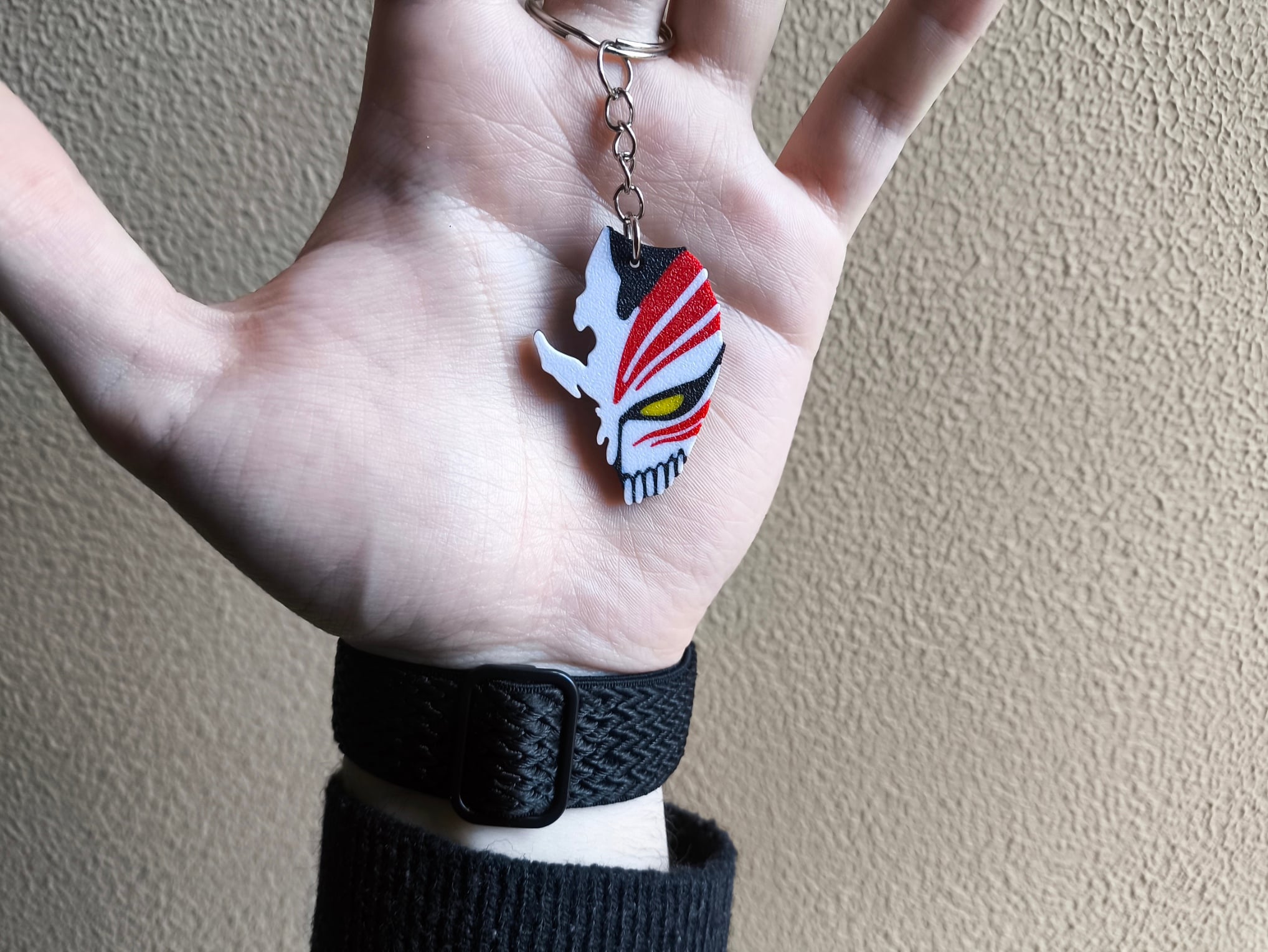 Ichigo Hollow Mask Keychain – Bleach Anime 3d model