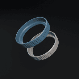 Filter adapter (49 mm, 52 mm) 3d model