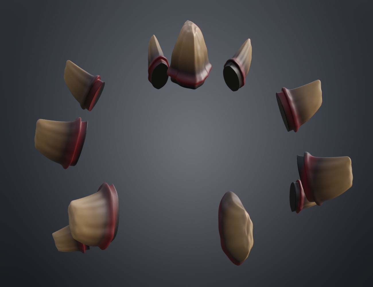 Darth Maul horns 3d model