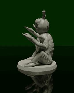 BEATRICE MINIATURE MONSTER SCULPTURE - FDM FRIENDLY 3d model