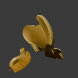 Gladiator Helmet & Pauldrons Fantasy Armor Set 3d model