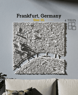 Frankfurt, Germany - S, M, L, & XL 3d model