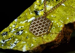 Flower of life squared Pendant 3d model
