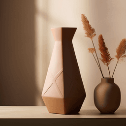 Mist Vase – Geometric Elegance 3d model