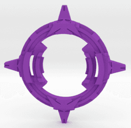 BEYBLADE WILDFOX-1 | COMPLETE | ANIME SERIES 3d model
