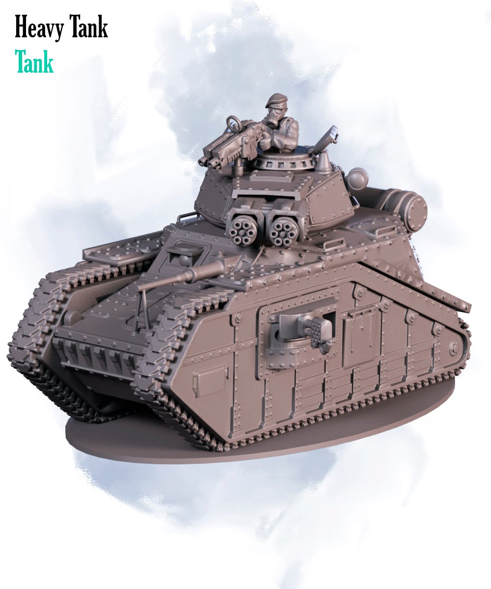 Heavy tank 3d model