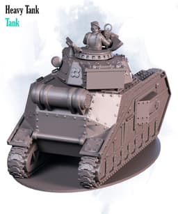 Heavy tank 3d model