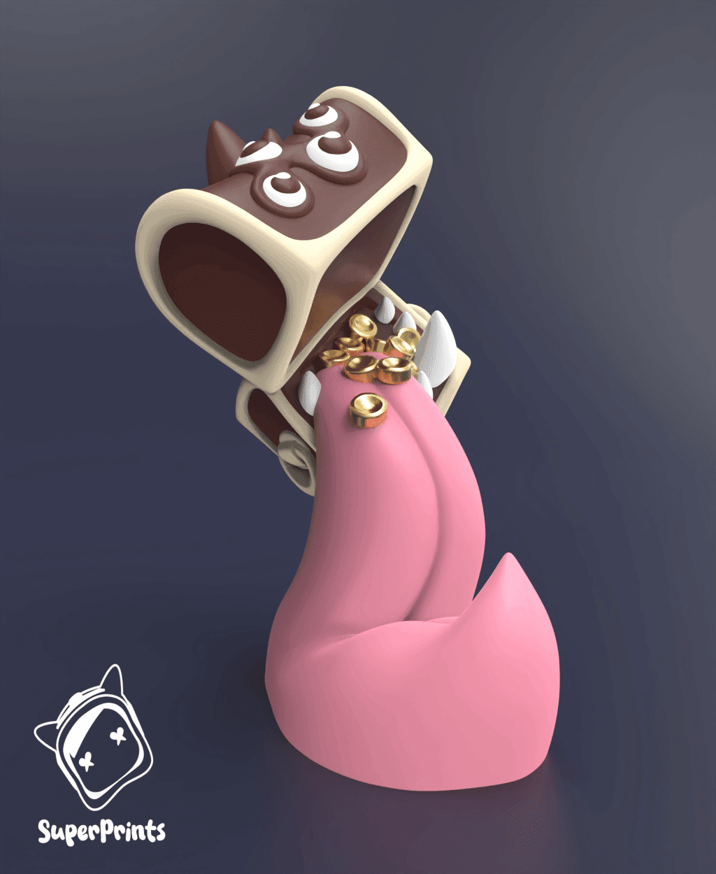 Mimic - Easy Multicolor FDM RPG Minis (No supports)(Free) 3d model