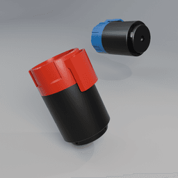 Edding-inspired pen holder 3d model