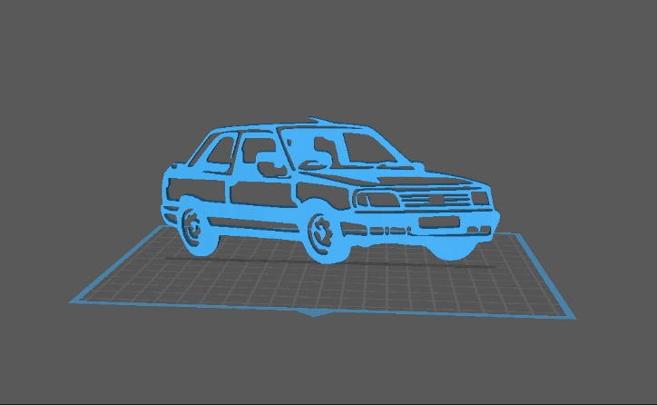 Peugeot - 309 GTI Wall Art 3d model