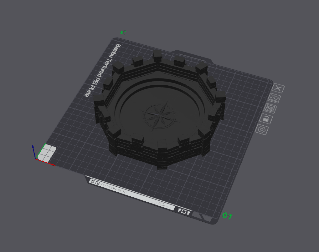The Dice Keep 3d model