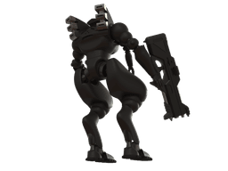 MSDF Type 303 Armoured Suit 3d model