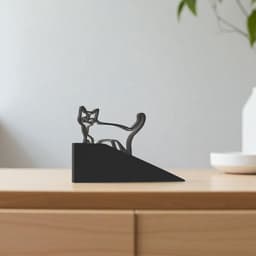 Door Stop, Cat Door Stopper, Door Back, 2 Different Models 3d model
