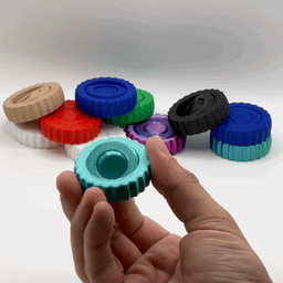 Anti Stress Fidget Gyroscope Spinner Print in Place 3d model