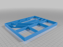 Kobalt Mini Tool Box Organizer 3d model