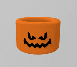 MINIMALIST HALLOWEEN POT (Pumpkin) 3d model