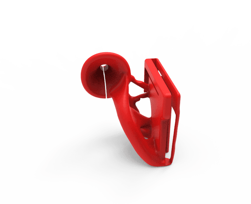 filament guide using filament tube 3d model