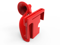 filament guide using filament tube 3d model