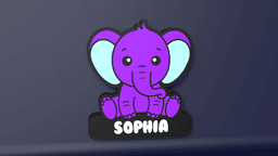 Cute Elephant – LED Strip compatible 3d model