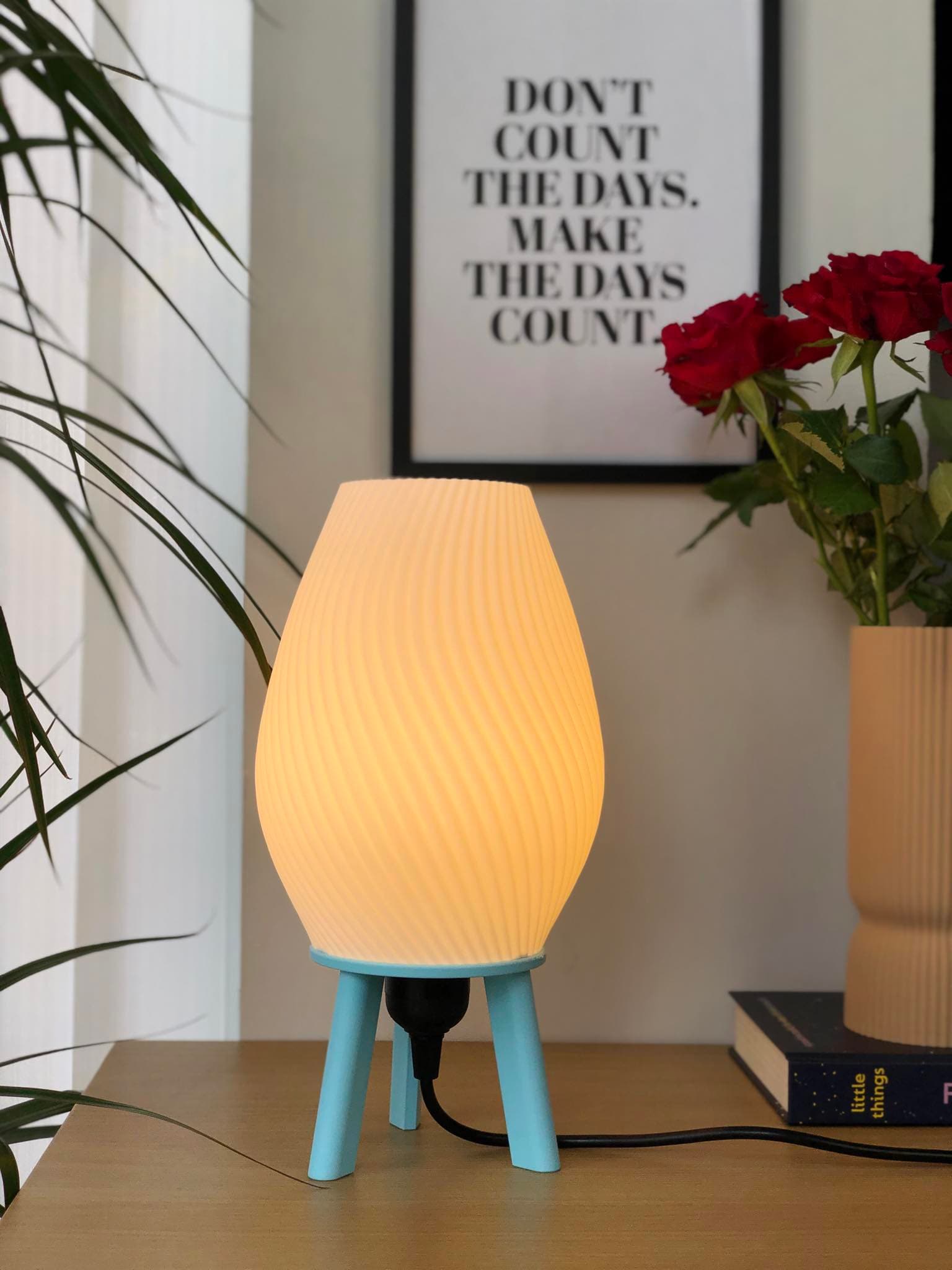 Modern Bedside/Table Lamp - Lava 3d model