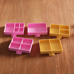 Modular Desktop Mini Drawer Organizer Unit 3d model