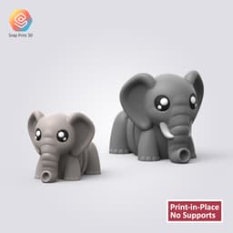 Flexi Elephant 3d model