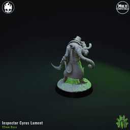 Inspector Cyrus Lament 3d model