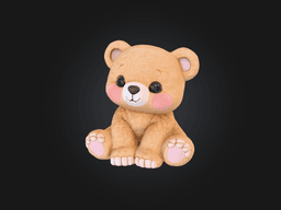 Cute Teddy Bear 3d model