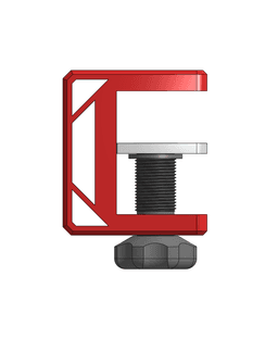 1 Inch C-Clamp – 3D-Printed Adjustable Clamp | Free Download! 3d model