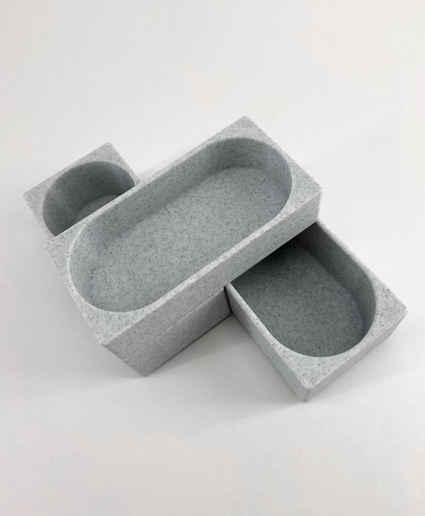 CX68-30 Stacking box bin component for creative 3d printing maker 3d model