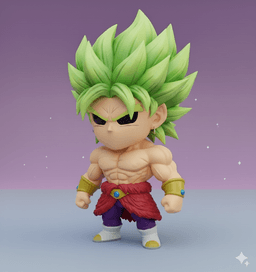 BROLY KAWAII – COLLECTIBLE 3D FIGURE 3d model