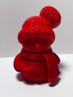 Christmas snowman decoration 3d model