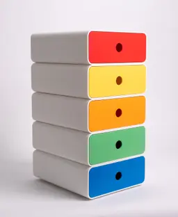 Modern Stackable Drawers 3d model