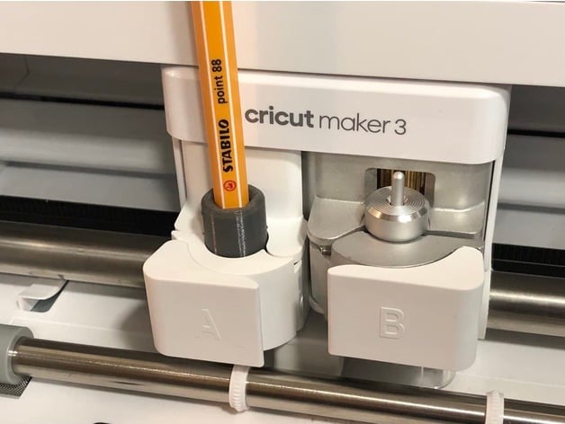 Stabilo adapter for cricut maker 3d model
