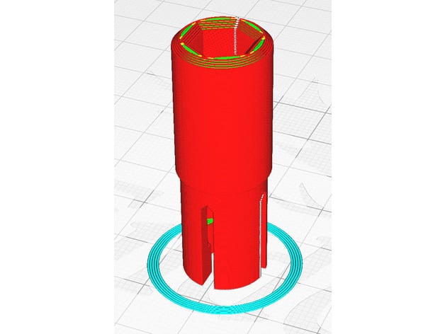 Stabilo adapter for cricut maker 3d model