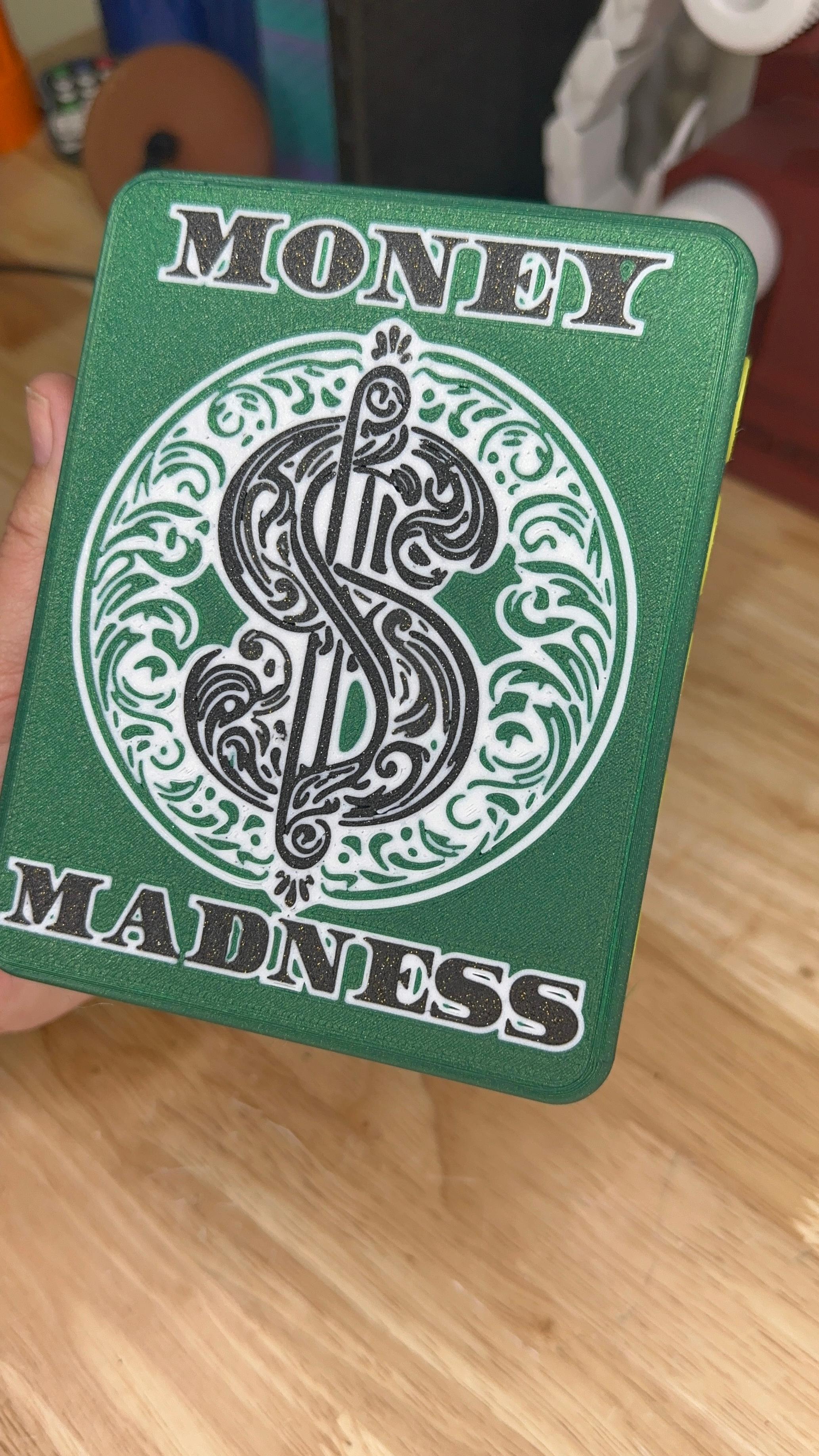 Money Madness Annoying Cash, Card Gift Box - A cash or card gift box for co-workers, friends, family 3d model