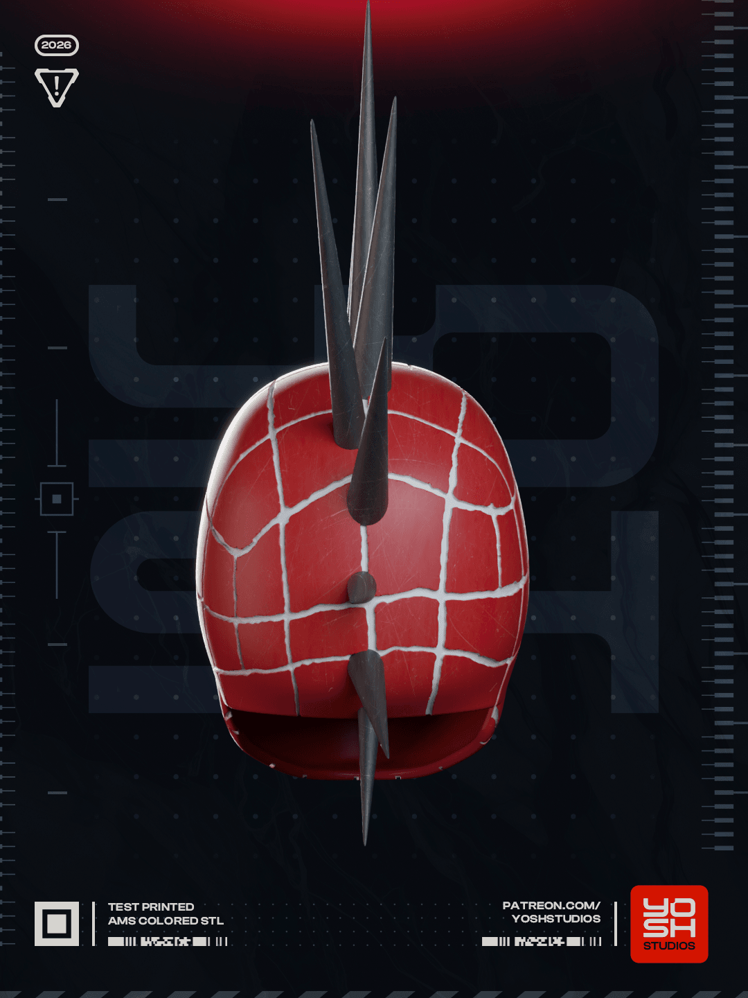 Spider-Punk 3D Printer STL File 3d model